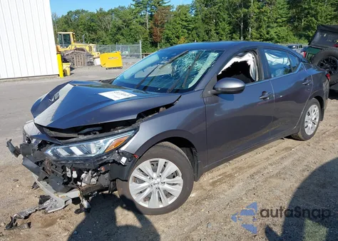 2022 Nissan Sentra S Xtronic Cvt из США, поврежденный, VIN 3N1AB8BV1NY210662